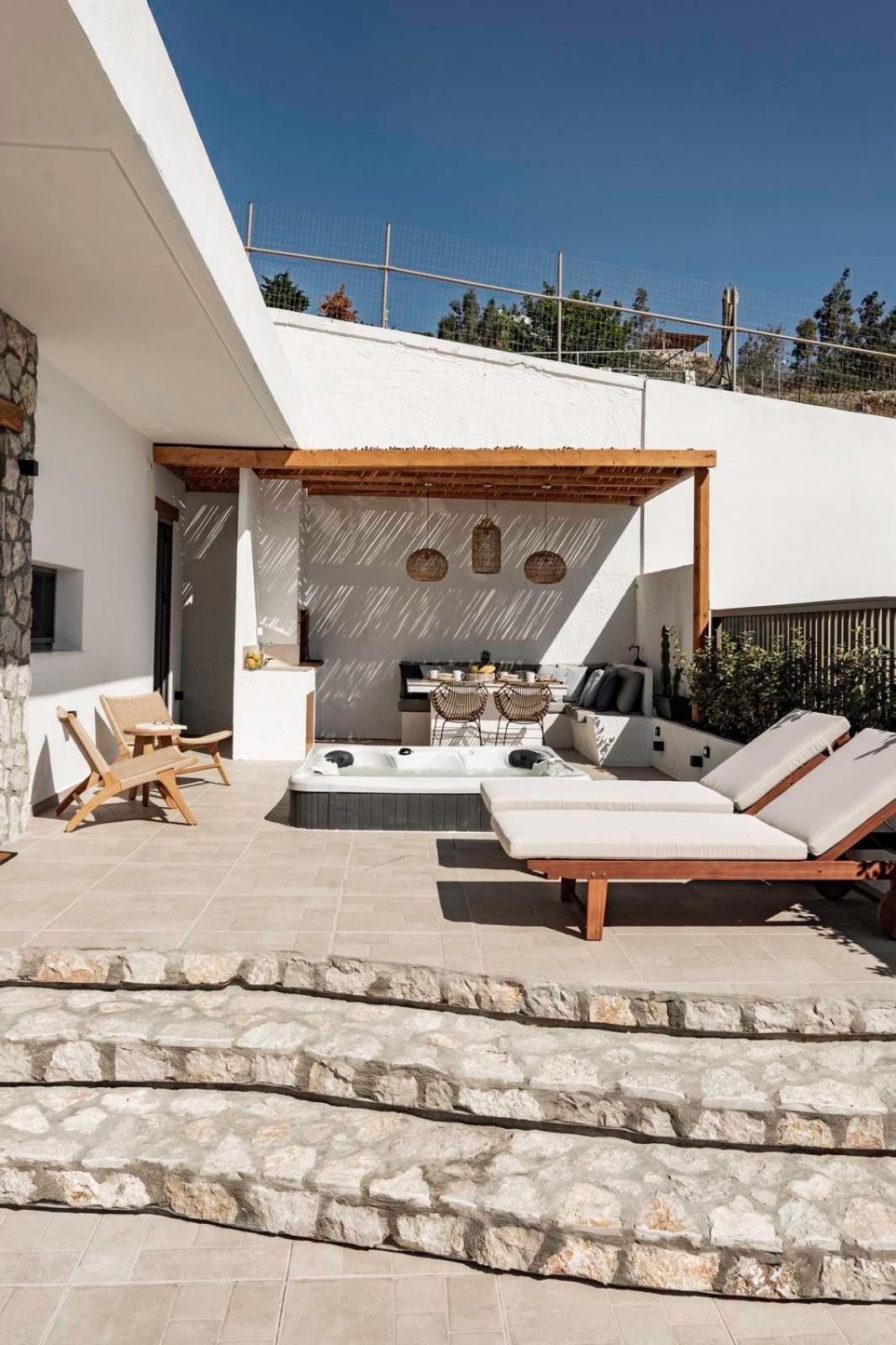 Lithos Luxury Villa Archangelos  Exteriér fotografie
