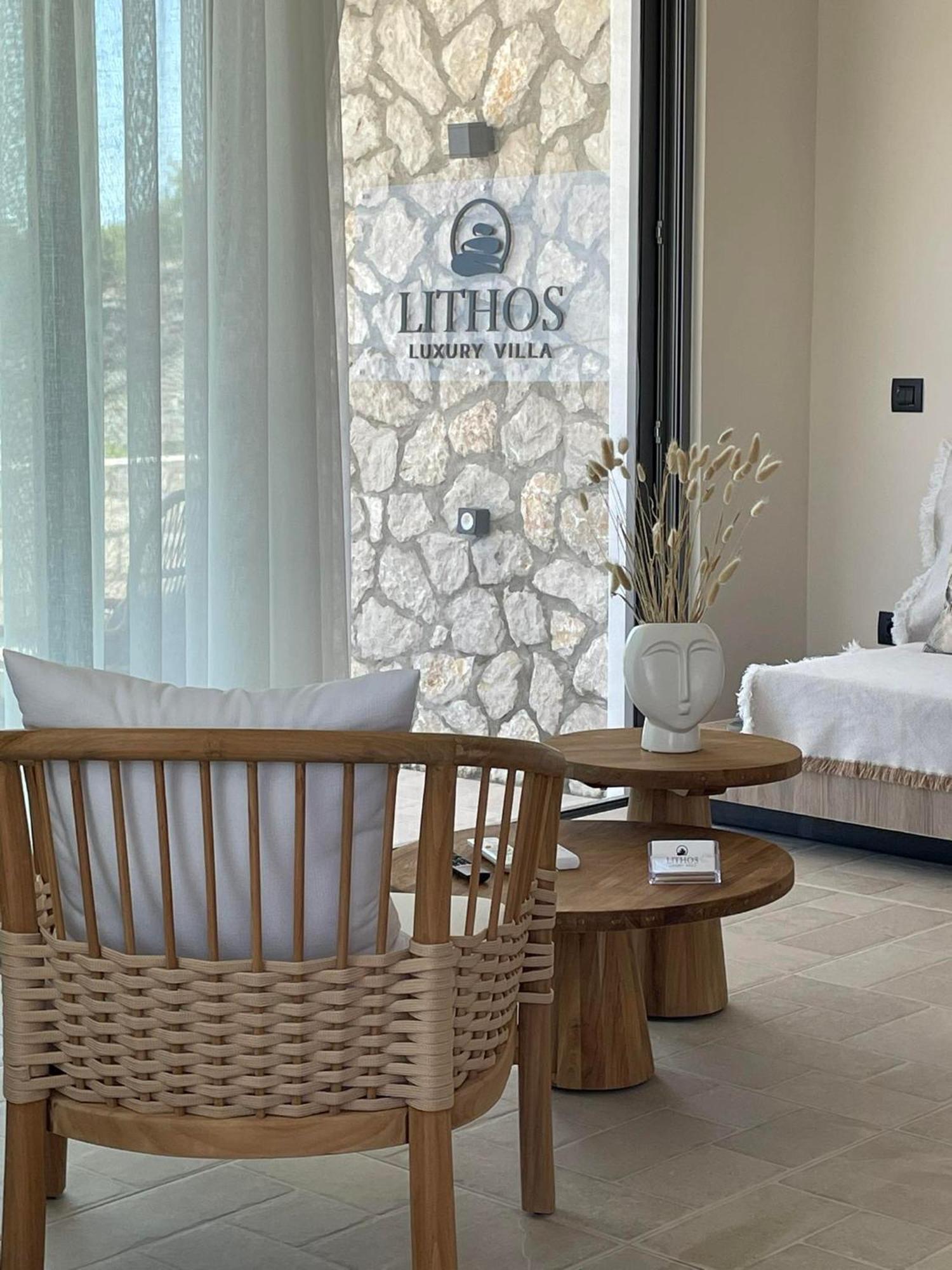 Lithos Luxury Villa Archangelos  Exteriér fotografie