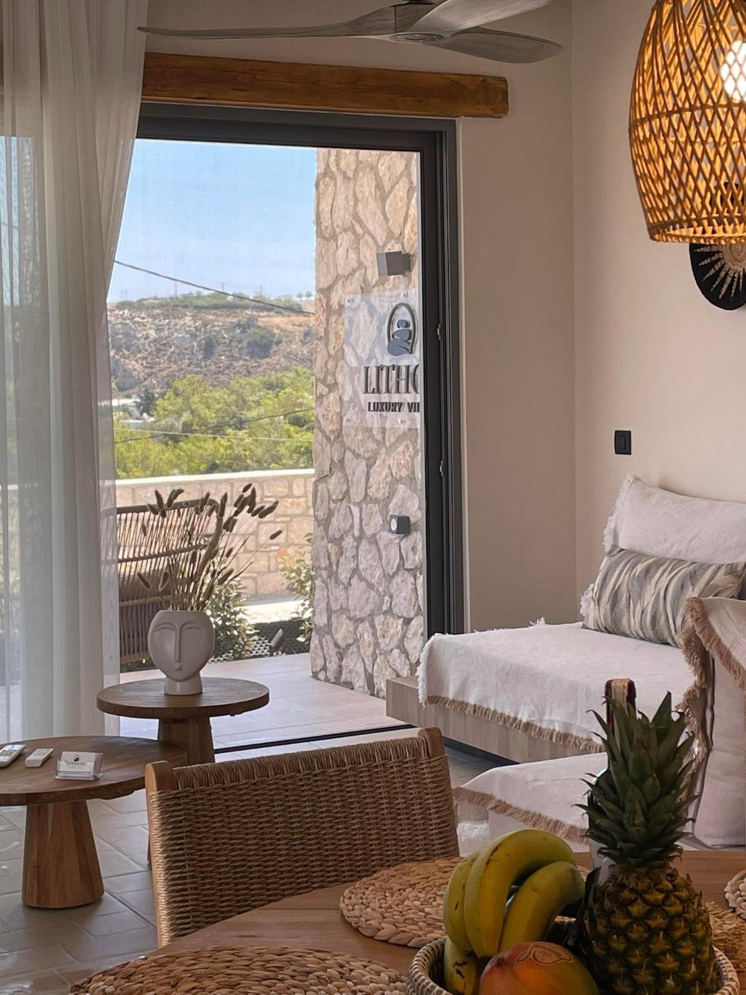 Lithos Luxury Villa Archangelos  Exteriér fotografie