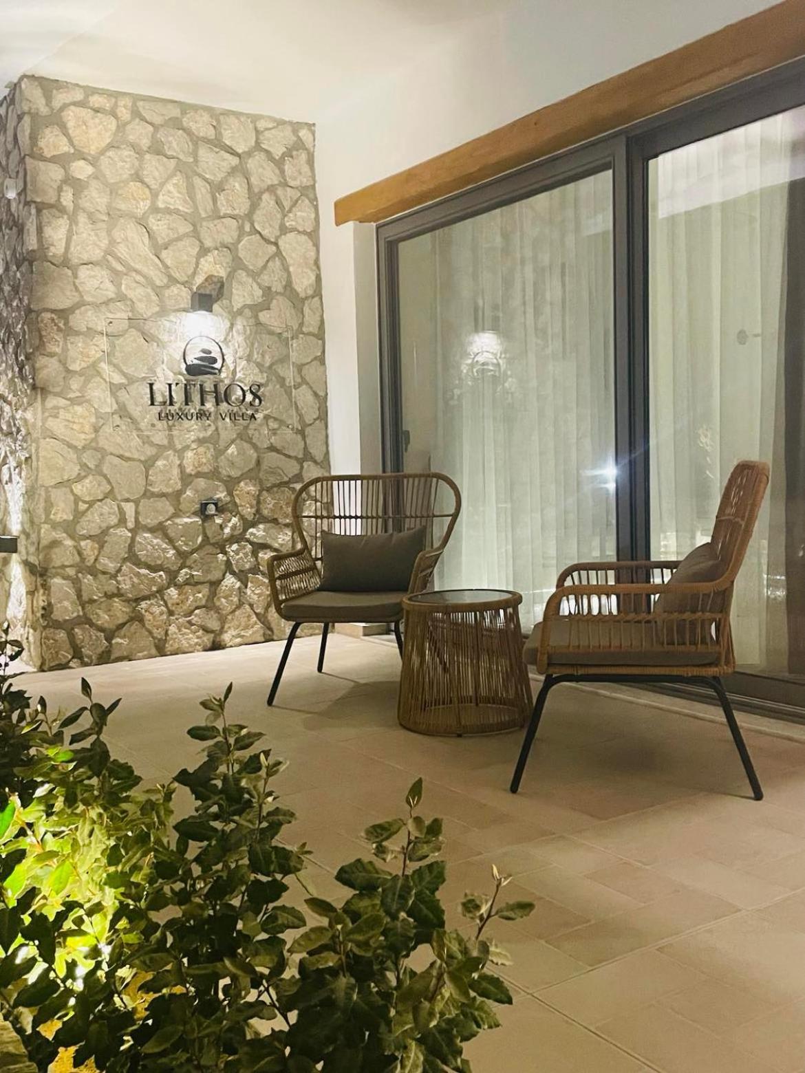 Lithos Luxury Villa Archangelos  Exteriér fotografie