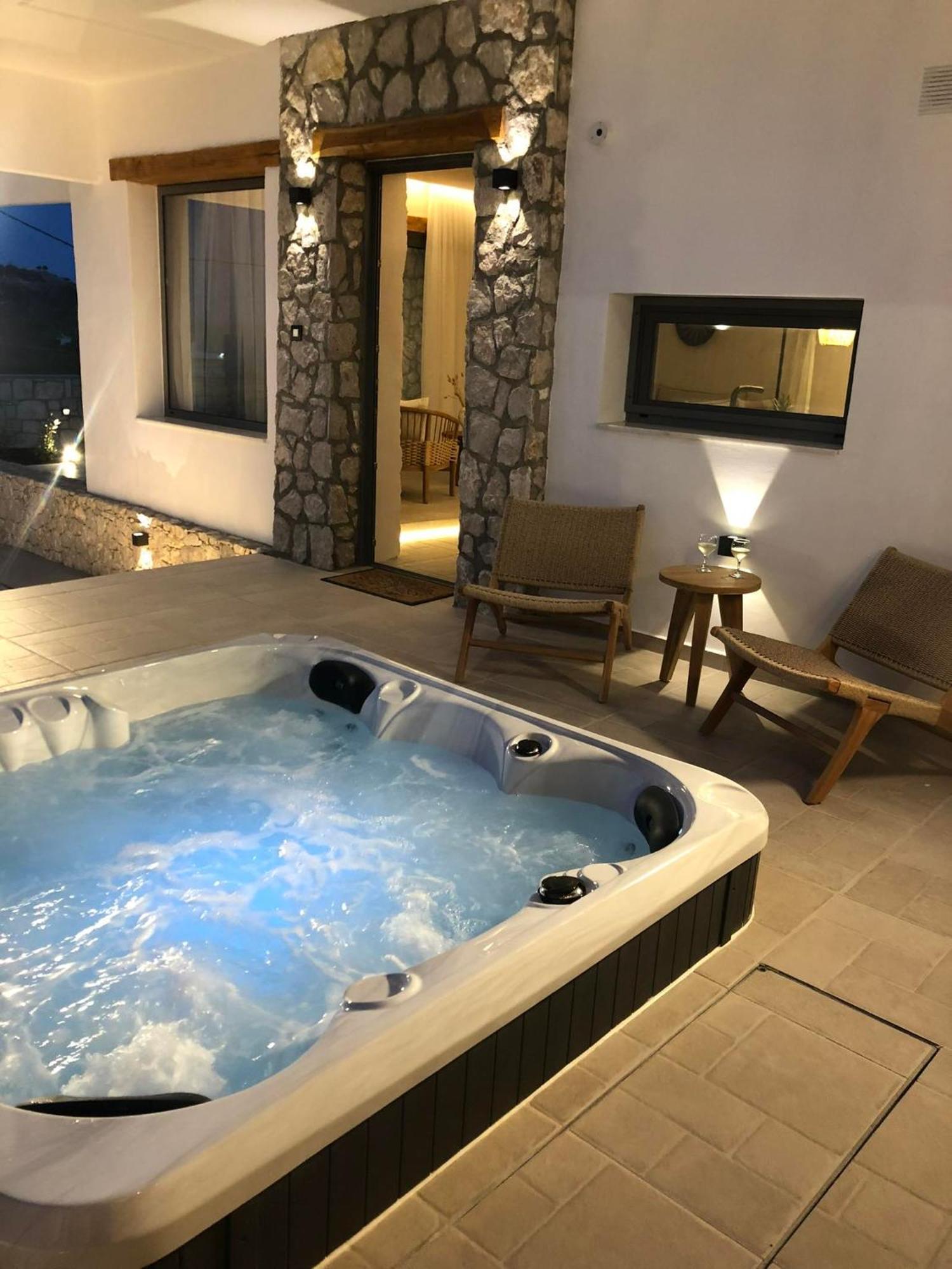 Lithos Luxury Villa Archangelos  Exteriér fotografie