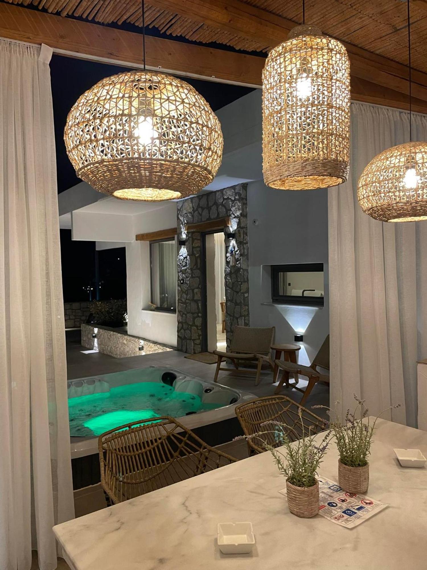 Lithos Luxury Villa Archangelos  Exteriér fotografie